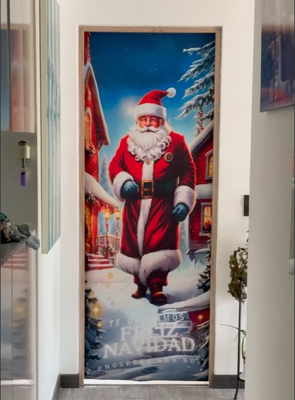 FORRO NAVIDEÑO PARA PUERTA