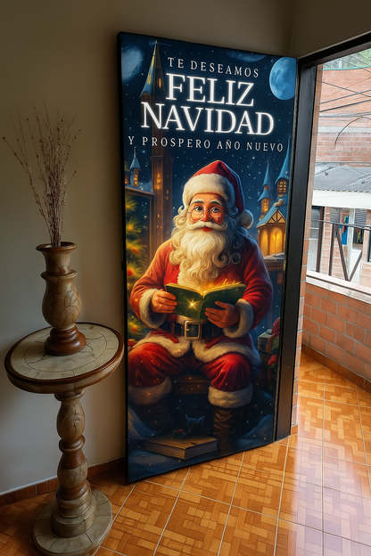 FORRO NAVIDEÑO PARA PUERTA