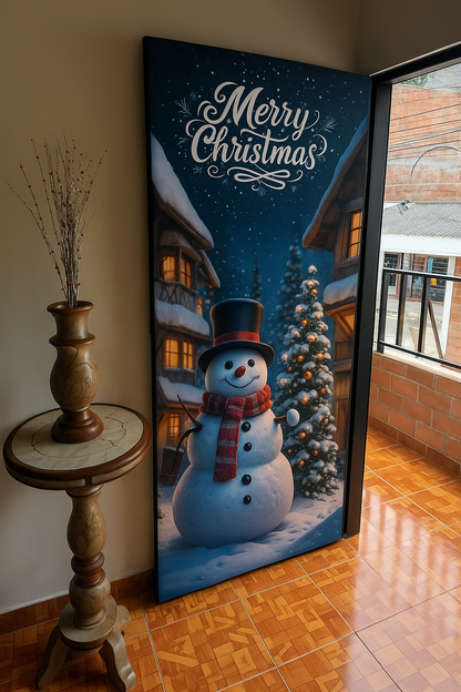 FORRO NAVIDEÑO PARA PUERTA