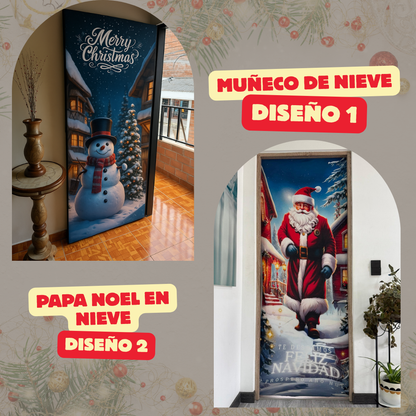 FORRO NAVIDEÑO PARA PUERTA