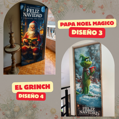 FORRO NAVIDEÑO PARA PUERTA