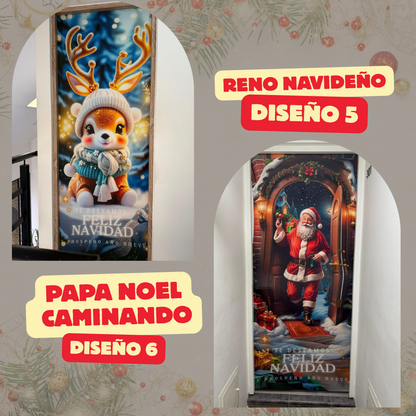 FORRO NAVIDEÑO PARA PUERTA
