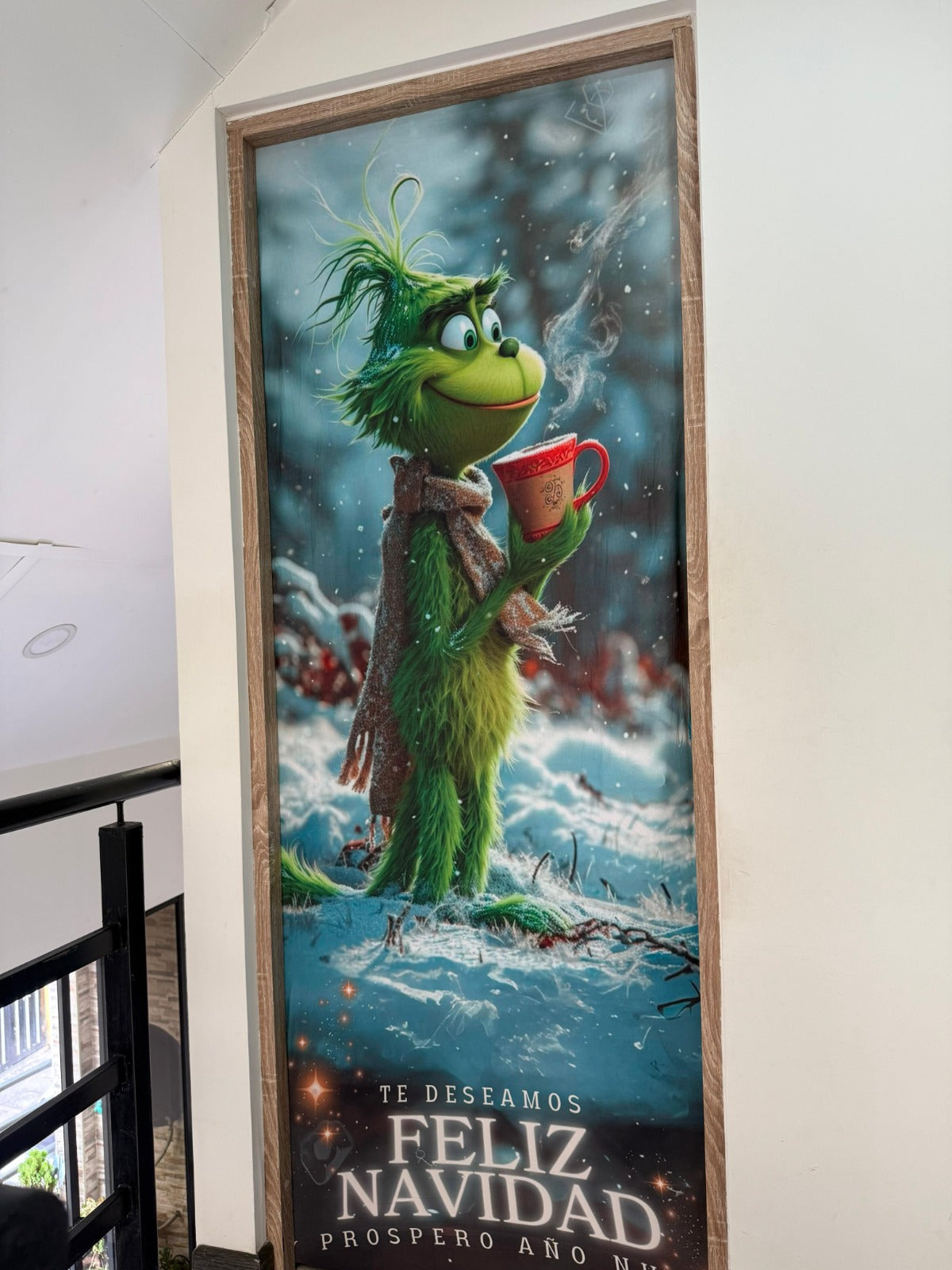 FORRO NAVIDEÑO PARA PUERTA