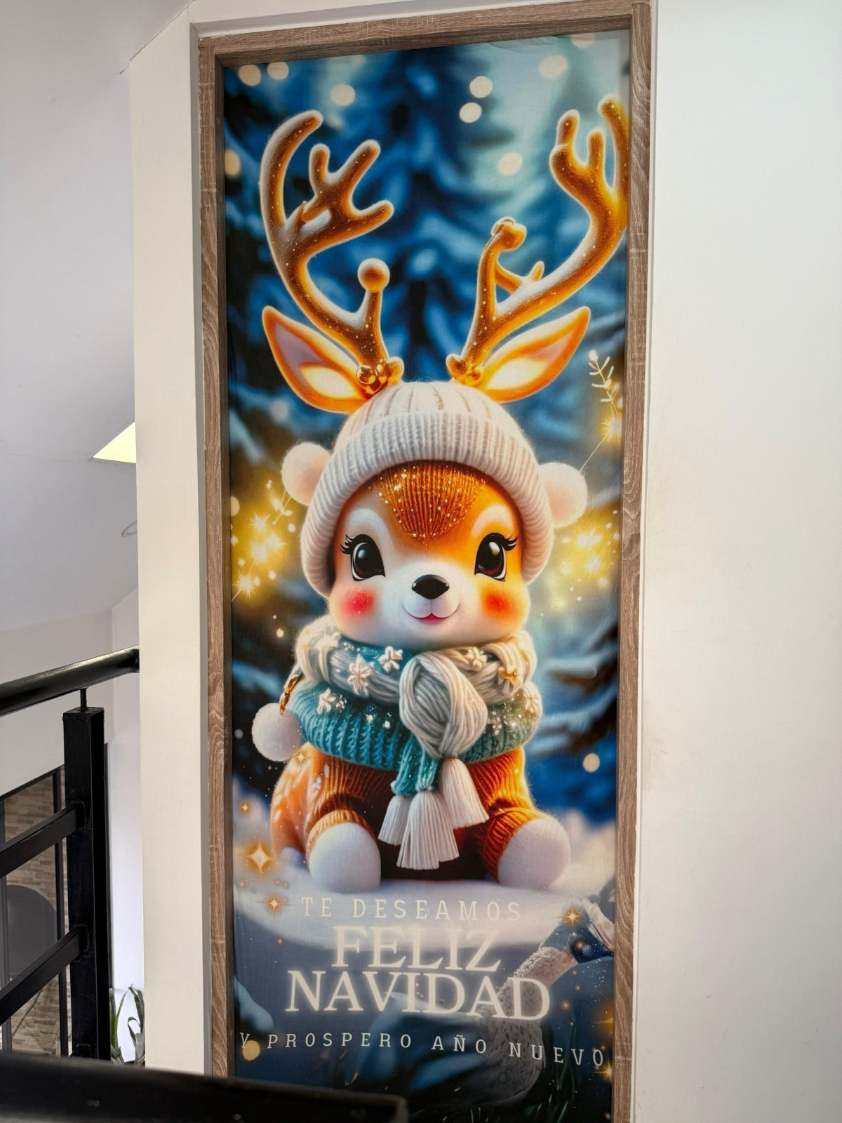 FORRO NAVIDEÑO PARA PUERTA